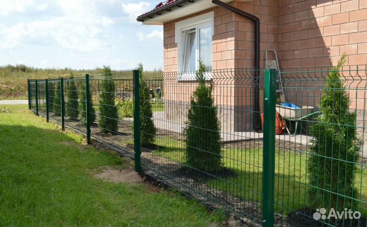 Забор металлический для дома под ключ