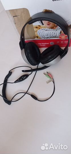 Наушники для пк с микрофоном Genius