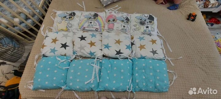 Бортики в детскую кроватку