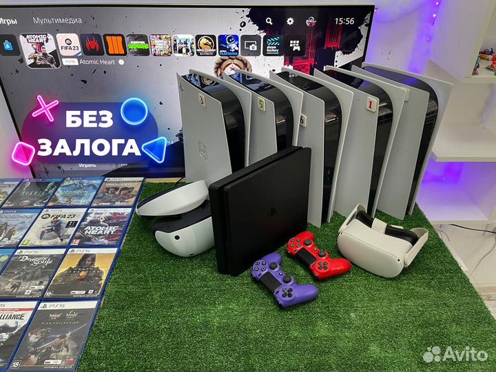 Аренда игровых приставок PS5 PS4 VR 2 Xbox