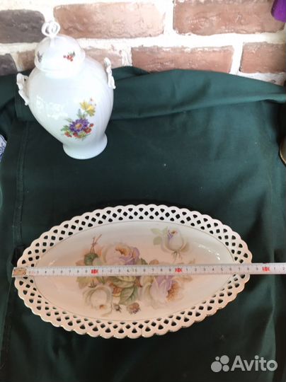 Ваза с крышкой Kaiser и блюдо Германия