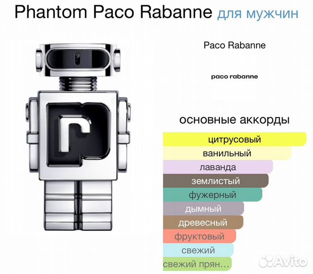 Paco rabanne phantom духи распив парфюм аромат