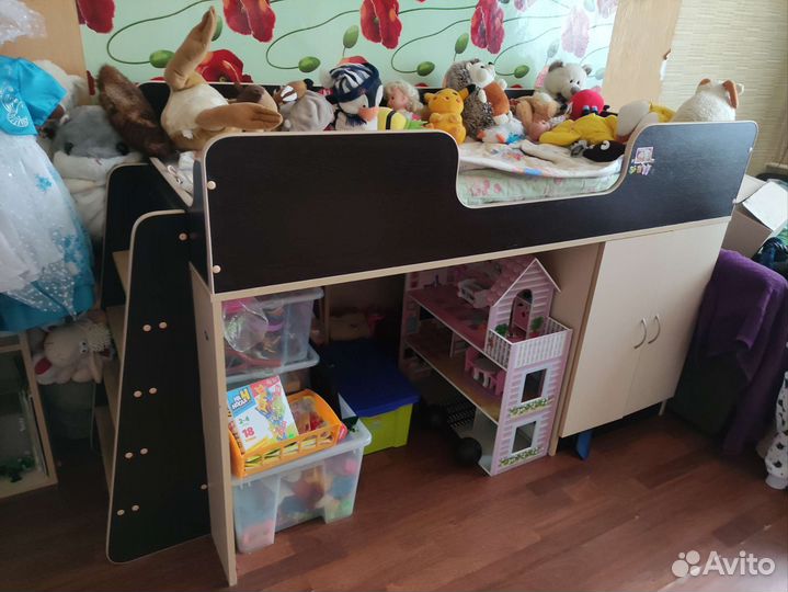 Кровать детская 160*80 с хорошим орт.матрасом