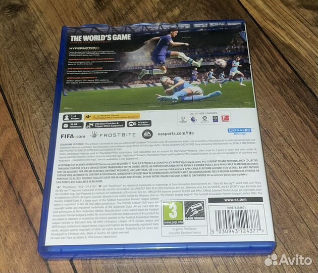 Диск Fifa 23 ps5
