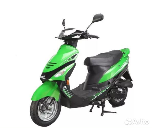 Скутер racer RC50QT-3 meteor зелёный
