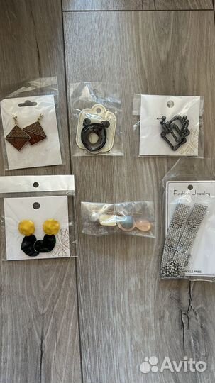 Серьги бижутерия новые