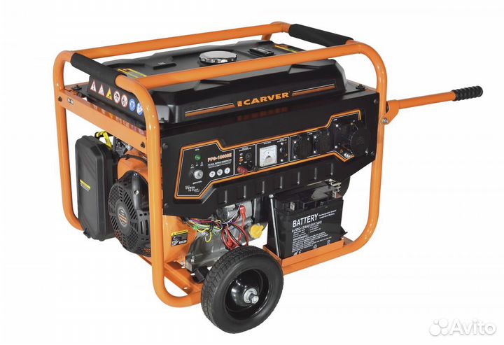 Генератор carver PPG-10000Е бензин