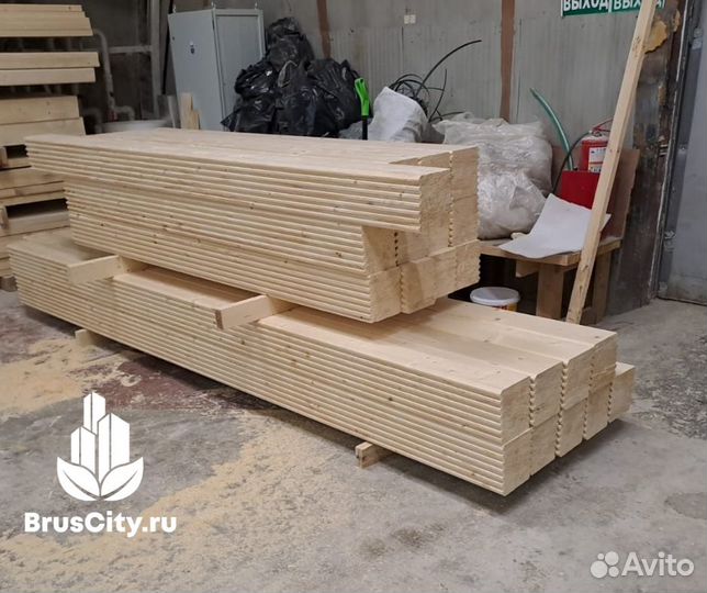 Клееный профилированный брус