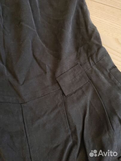Комбинезон Zara шелковый черный, р.XS, Испания