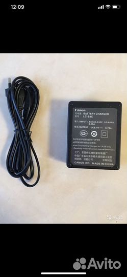 Аккум Canon LP-E6, LP-E8, заряд LC-E6E, LC-E8C