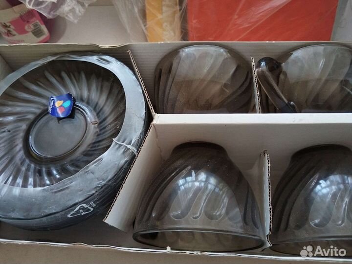 Набор чайной посуды новый