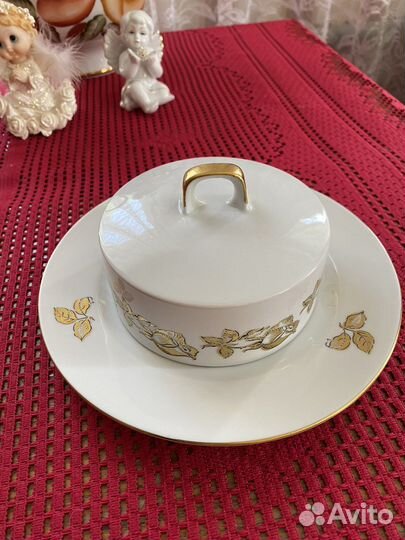 Масленка фарфор гдр