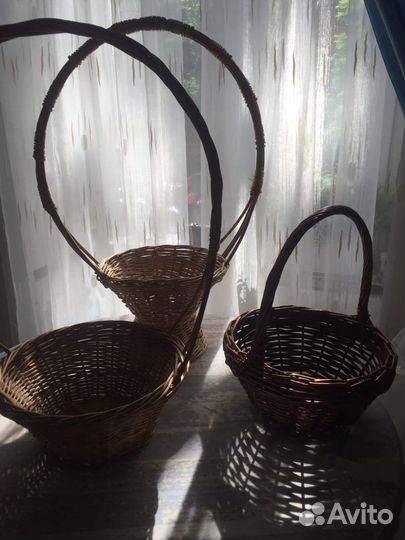 Корзина плетеная для цветов и подарков