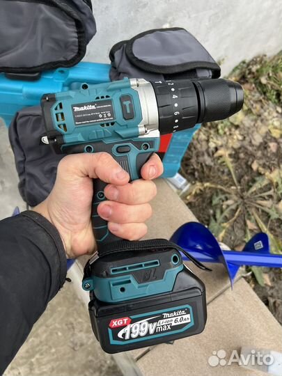 Шуруповерт для ледобура 5 в 1 комплект