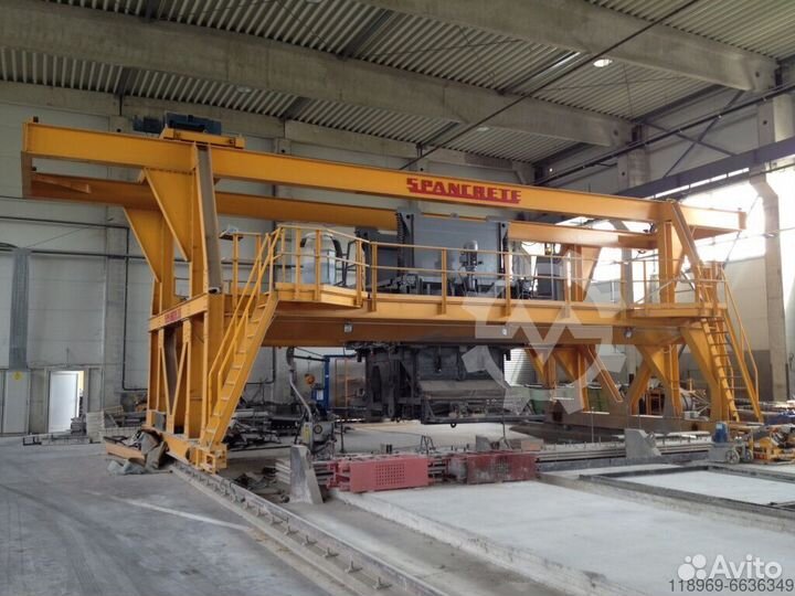 Линия производтва межэтажных перекрытий spancrete