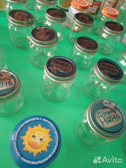 Банки из под детского питания + крышка