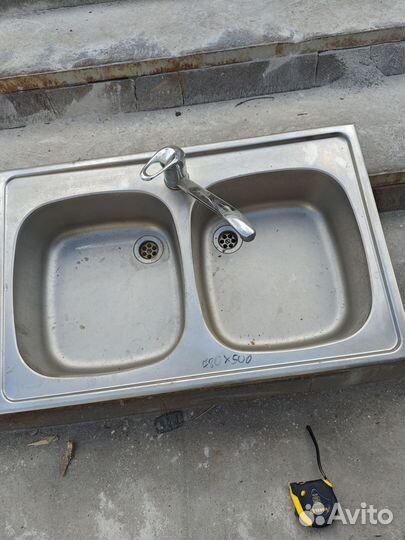 Раковина двойная 780х500