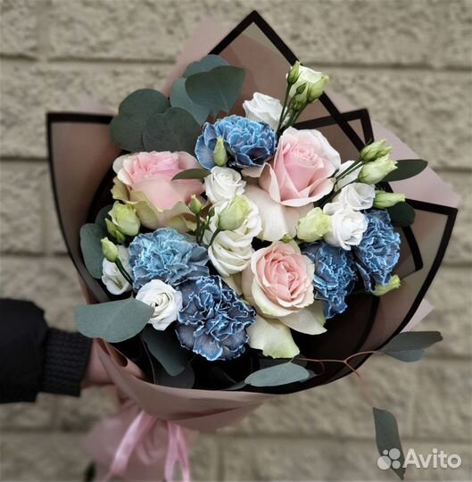 Сортовой диантус и розы №280