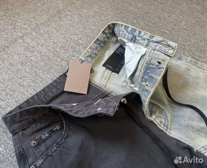 Джинсы balenciaga double cut fw24