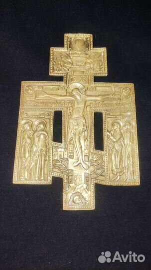 Крест старинный литье