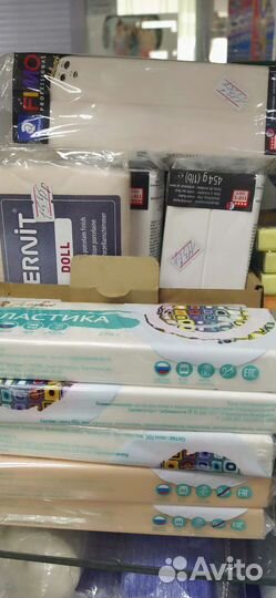 Полимерная глина для лепки. Лак. Размягчитель