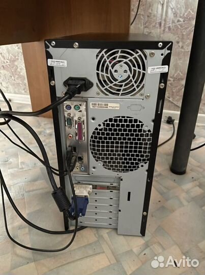 Системный блок+монитор Philips+клавиатура, мышка