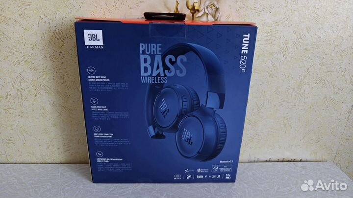 Беспроводные наушники JBL tune 520BT