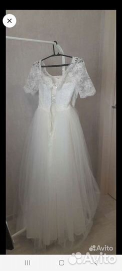 Свадебное платье 44 46 рост 165