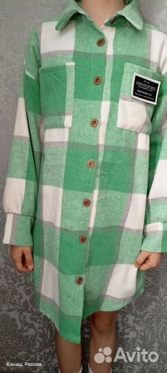 Рубашка/ костюм для девочки удлиненная