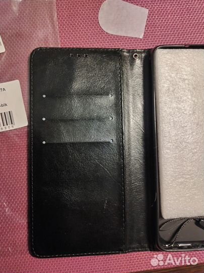 Чехол-книжка Honor X7A Черный кожзам