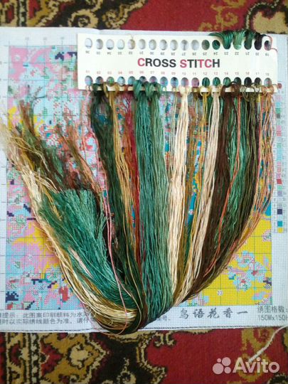 Вышивка - Набор для вышивания шелком 