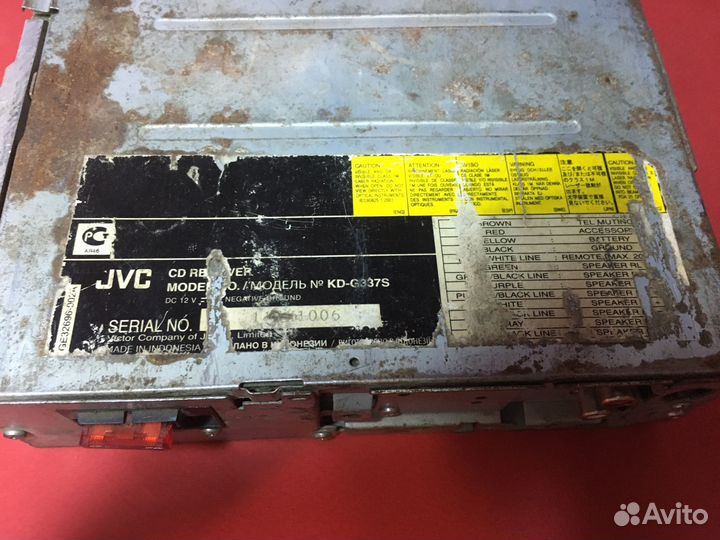 Магнитола JVC