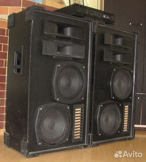 Колонки VFA 2100W Pro-212 2ш Усилитель двухканальн