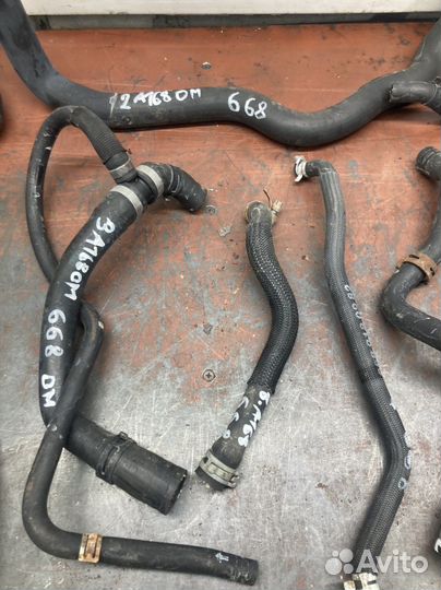 Патрубки охлаждения на Mercedes w168