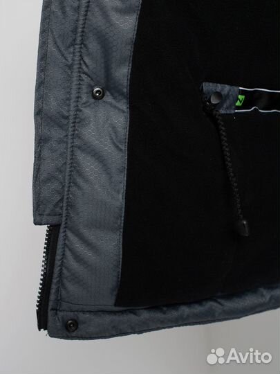 Костюм зимний полюсv-2 цвет Серый/Черный ткань Cel