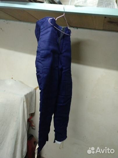 Теплые ватные хб штаны + жилет + куртка спецовка