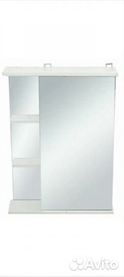 Шкаф с зеркалом для ванны