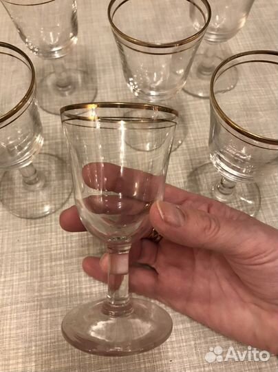 Бокалы фужеры рюмки стопки цветное стекло хрусталь