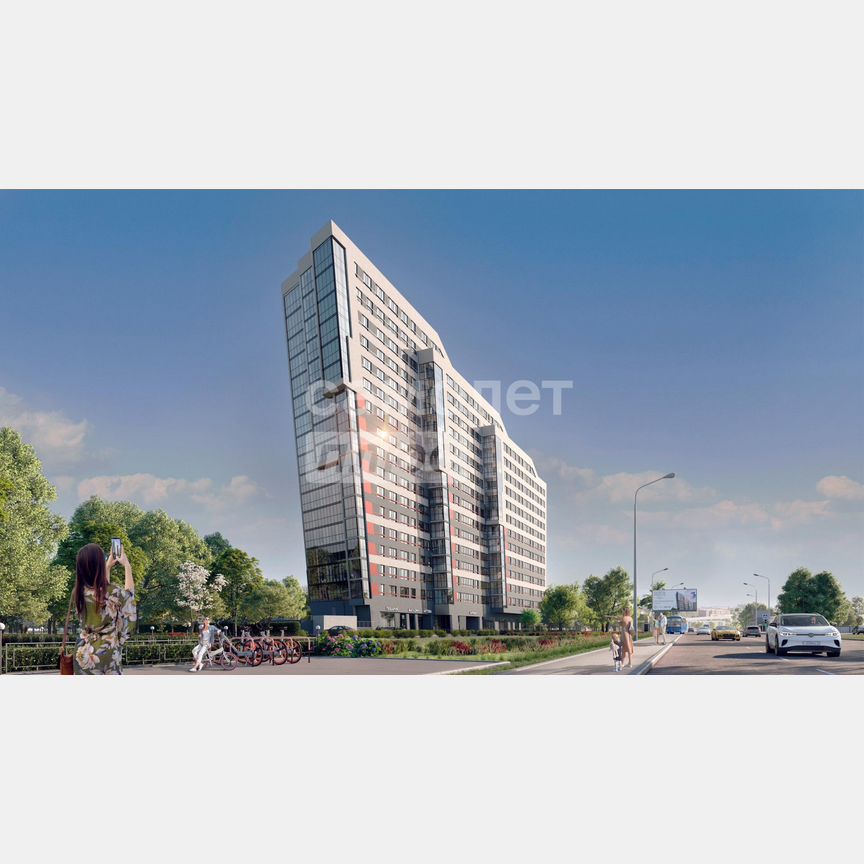 Квартира-студия, 24,3 м², 5/15 эт.