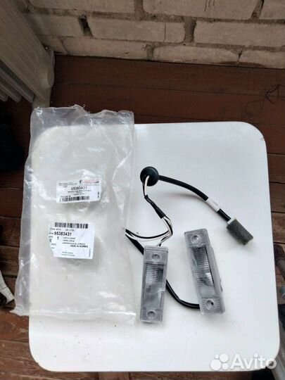 Фонарь подсветки номера задний, Шевроле lacetti