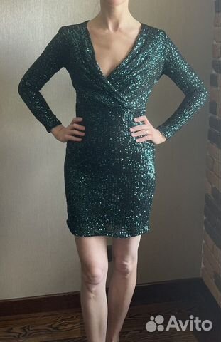 Платье с пайетками
