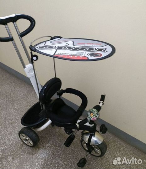 Велосипед с родительской ручкой Бронь