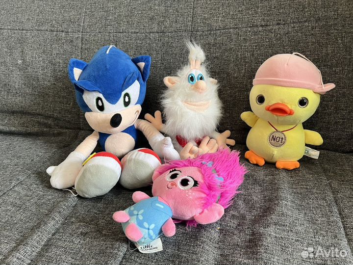 Мягкие игрушки Буба, уточка Лалафанфан, Сони