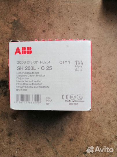 Оригинал автоматические выключатели авв