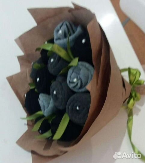 Мужской букет из носков подарок папе на день отца