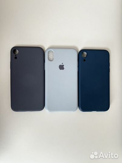 Чехол на iPhone xr синий голубой