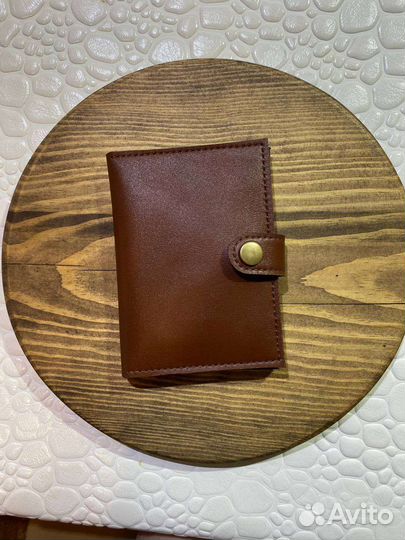 Обложка для документов из натуральной кожи