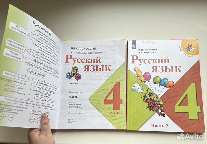 Учебники 4 класс Школа России