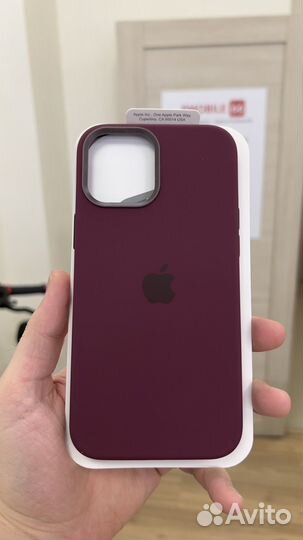 Apple Silicone Case MagSafe iPhone 12 Pro Max Plum