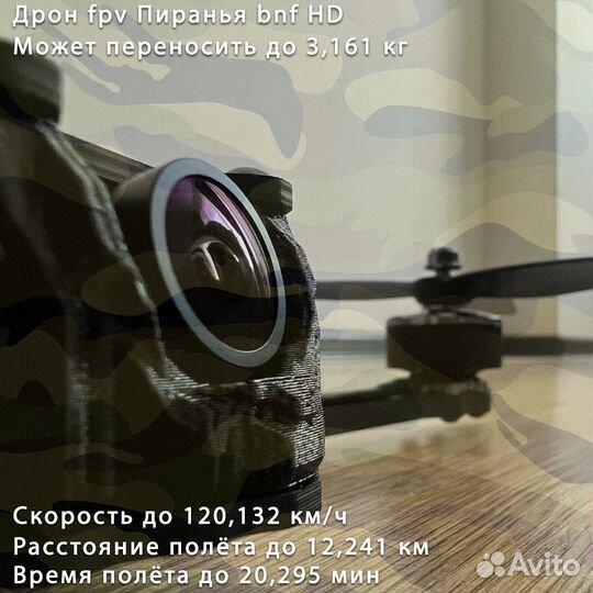 Дрoн fрv Пиpaнья 7 и 10 дюймoв